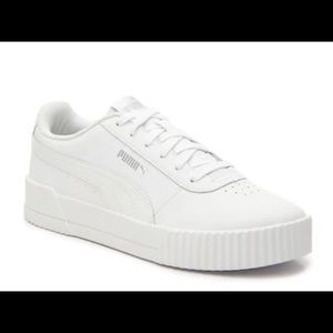 Puma shoes all white!